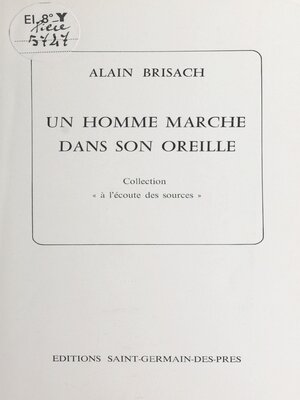cover image of Un homme marche dans son oreille